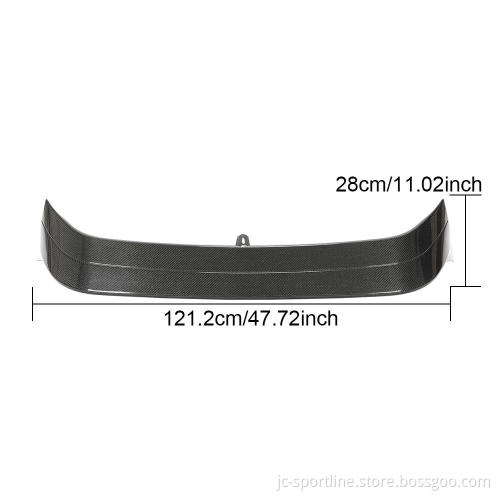 MK8 Carbon Roof Window Sport Spoiler Wing for Volkswagen Golf MK8 2021-2022